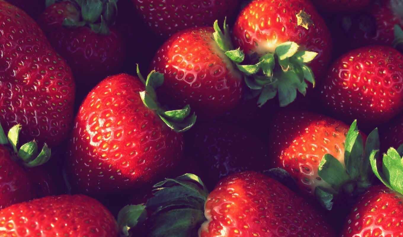 meal, screen, macro, beautiful, whole, strawberry, berries