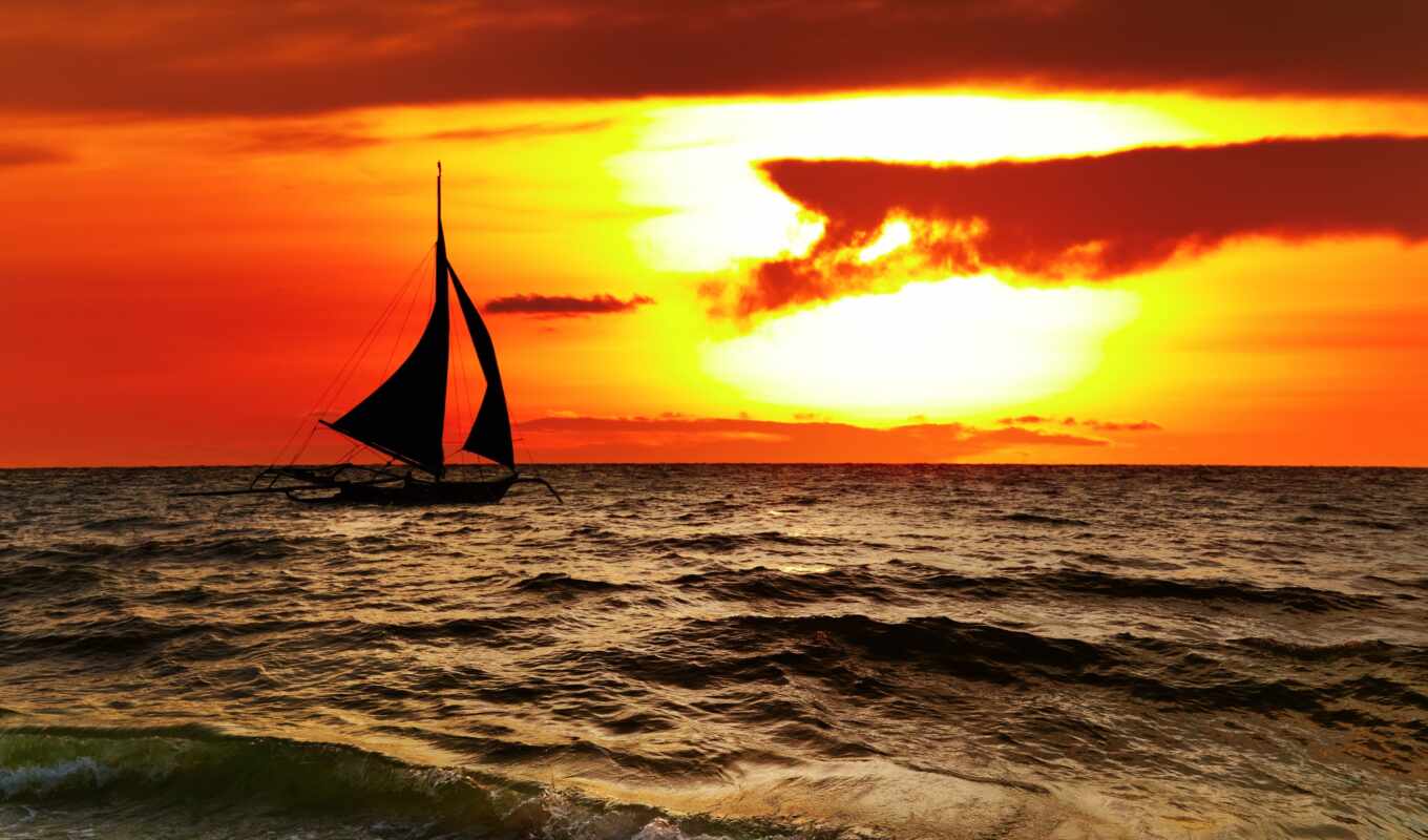 landscapes-, sunset, sea, beautiful, scenery, images, philippines, alcatel, elomda