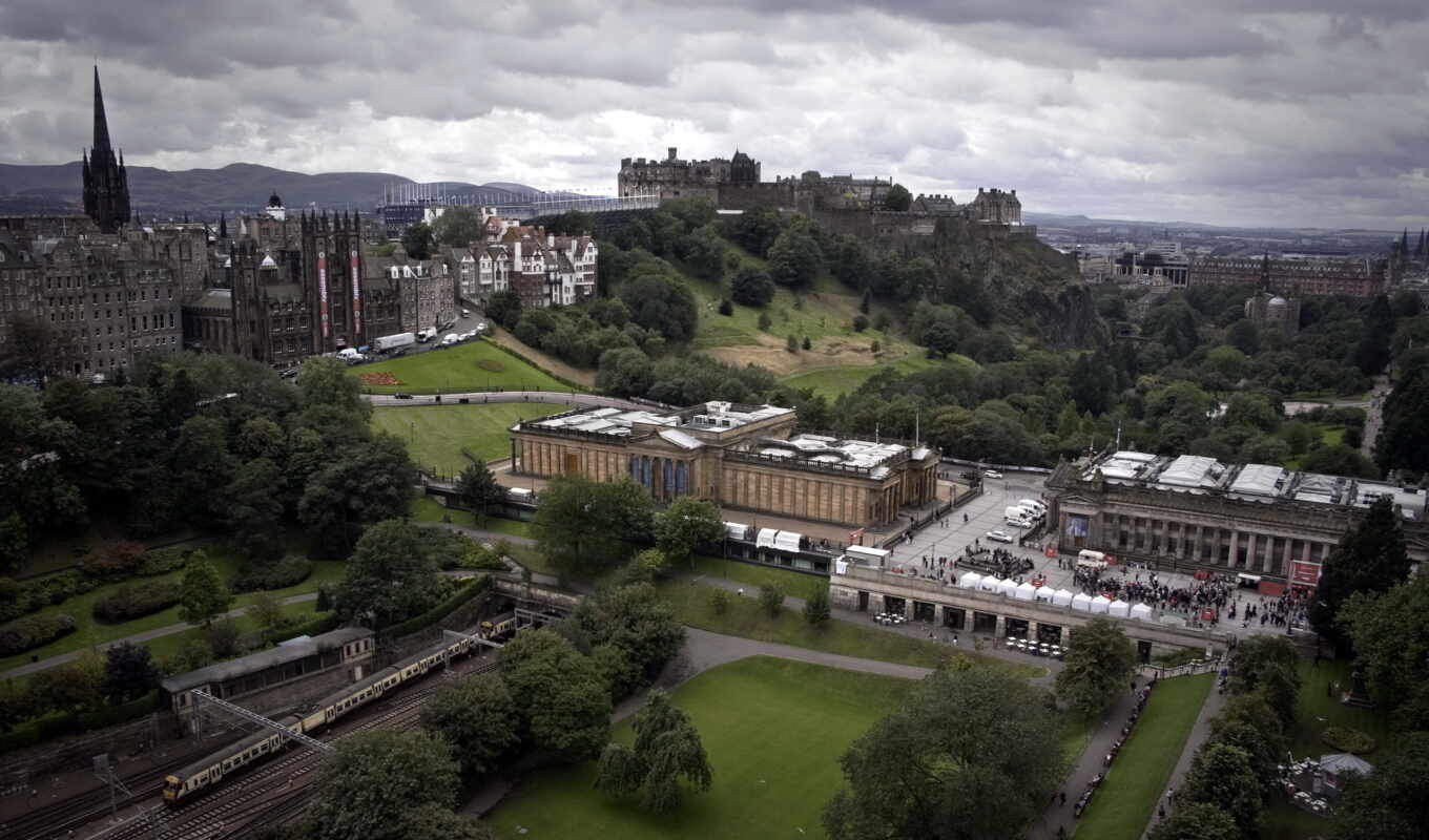 desktop, picture, cities, cities, castle, Scotland, scotia, Edinburgh