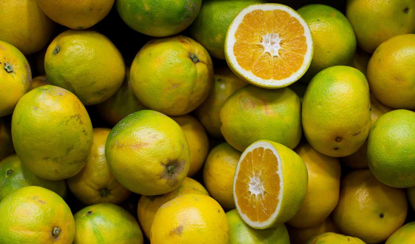 lemon, цитрус, фрукты, лайм
