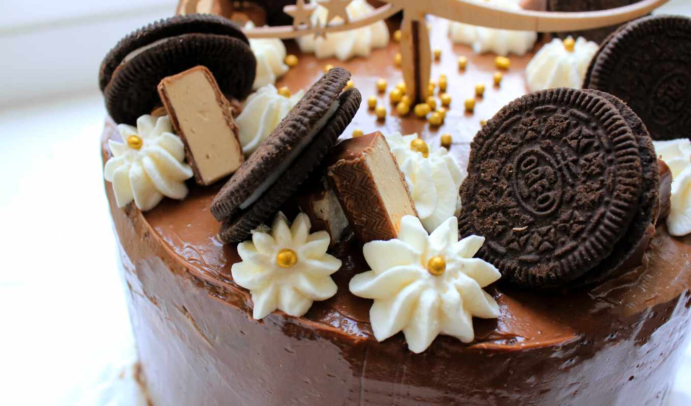 фон, chocolate, торт, восхитительный, birthday, thekentorte