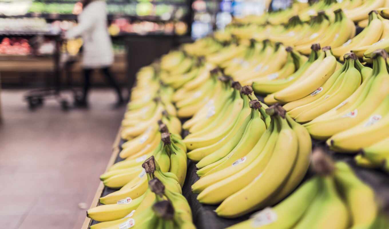 counter, bananas