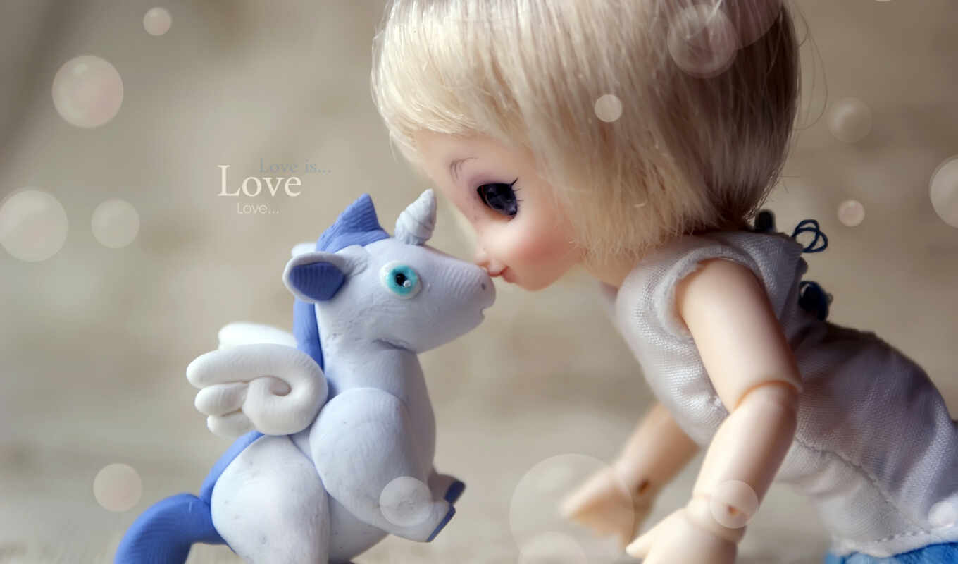 love, cute, animal, toy, doll, unicorn