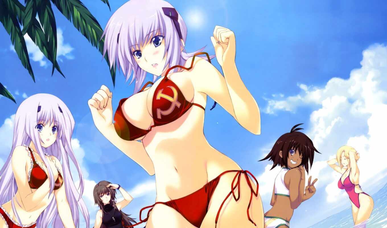 anime, swimsuit
