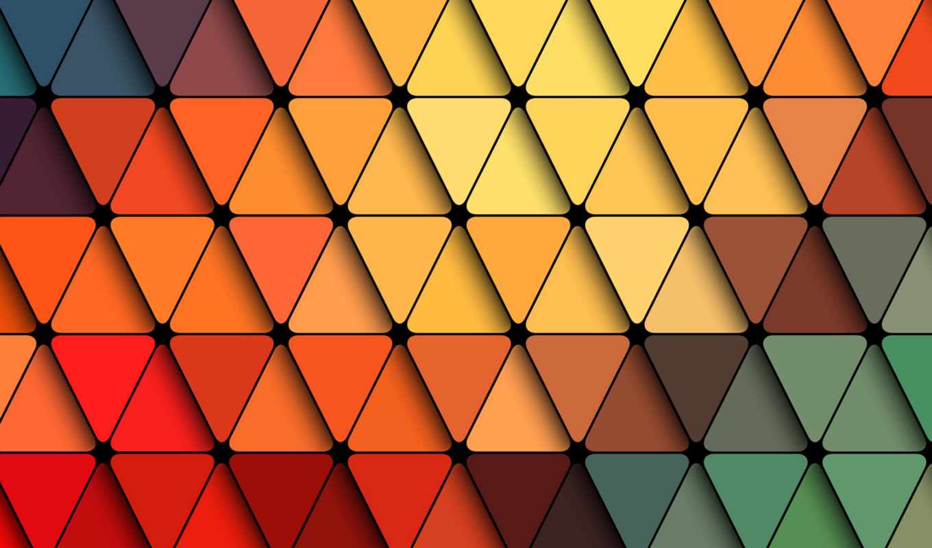 цвета, линии, треугольники