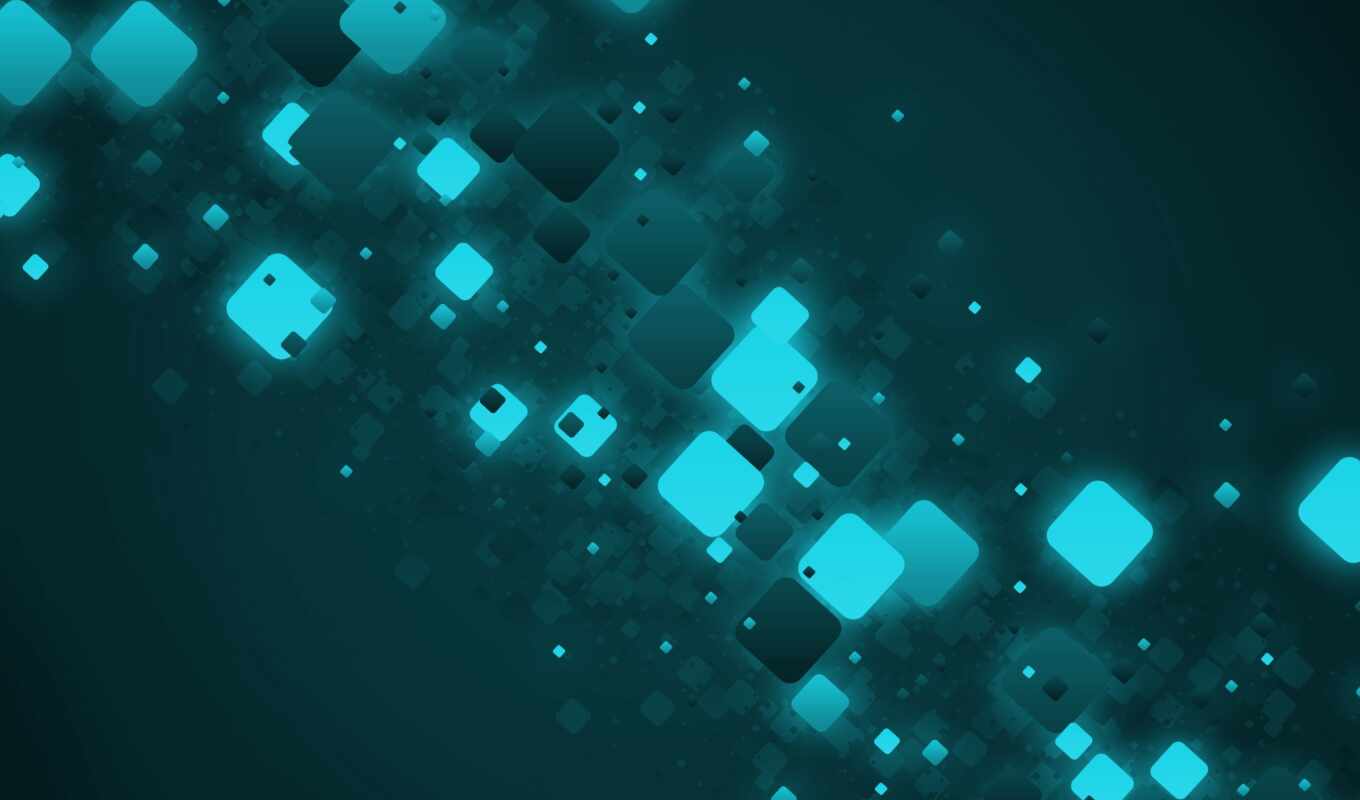 ipad, cube, abstractions, light, squares, color, parallax, pixel, highlights, smash
