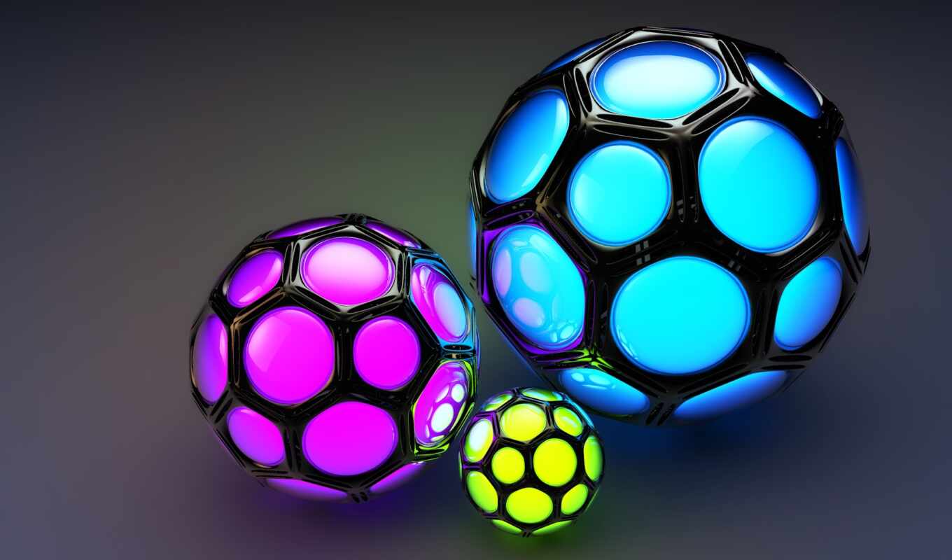 хороший, rendering, random, мяч, сфера, подсветка, shape, назад, diode