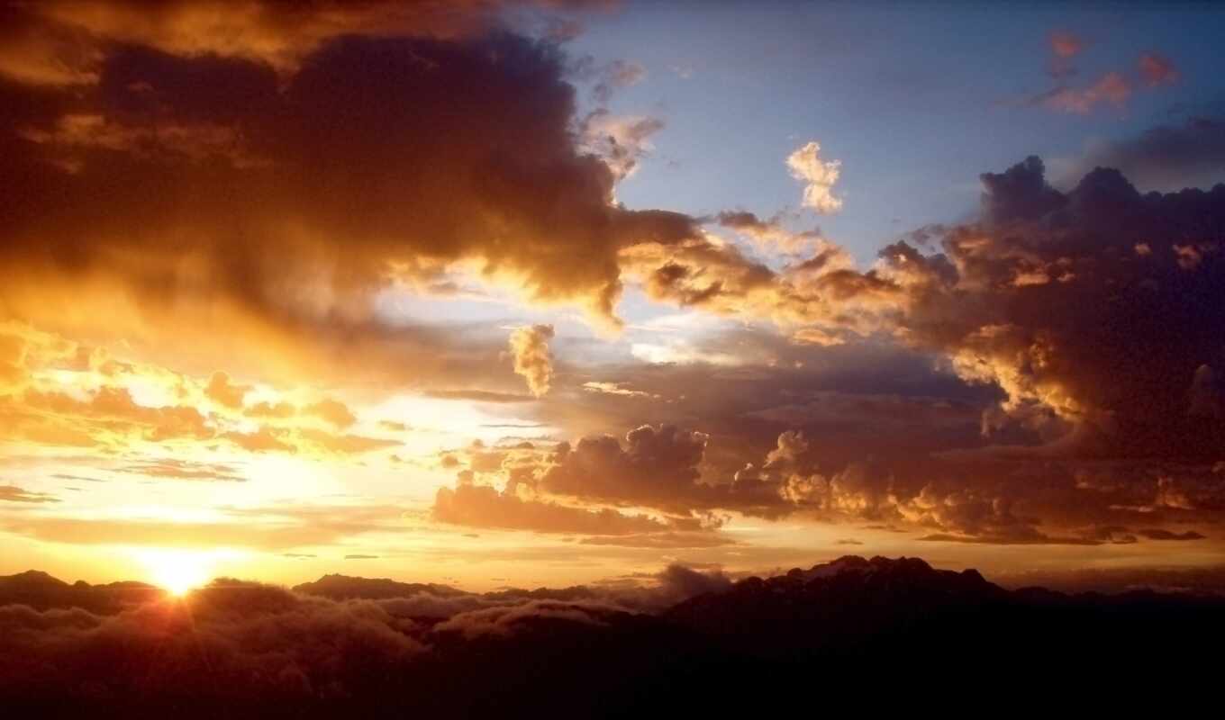 облака, wallpapers, обоев, wallpaper, hd, desktop, and, sky, amazing, sunset, nature, british, канада, mountain, cloud, clouds, columbia, осведомитель, вид