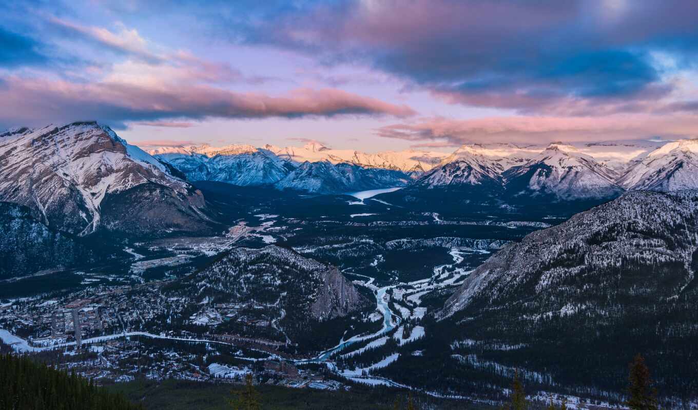 mountain, Canada, one, click