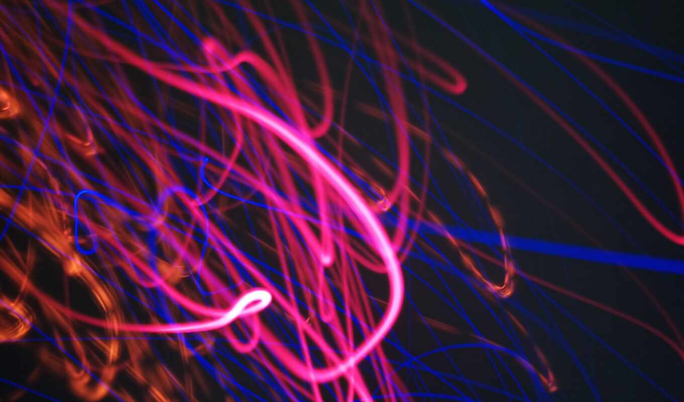 blue, white, drawing, abstraction, light, red, shape, in, preview, neon, daytime
