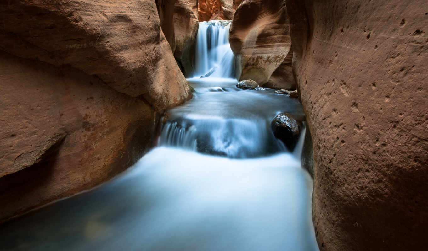 Miller, waterfall, falls, national, canyon, waterfalls, arizona, scotsdale, larry