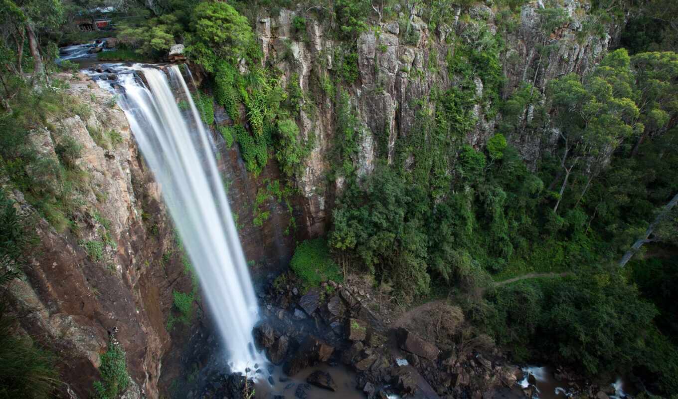Australia, main, park, waterfall, falls, national, queen, Mary, range