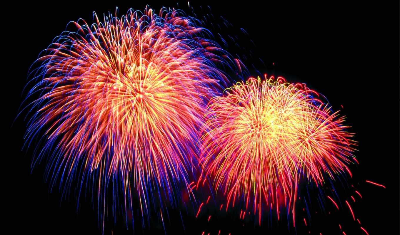 краска, fireworks, яркий, красивый, салют, новый год, праздник, vzryt