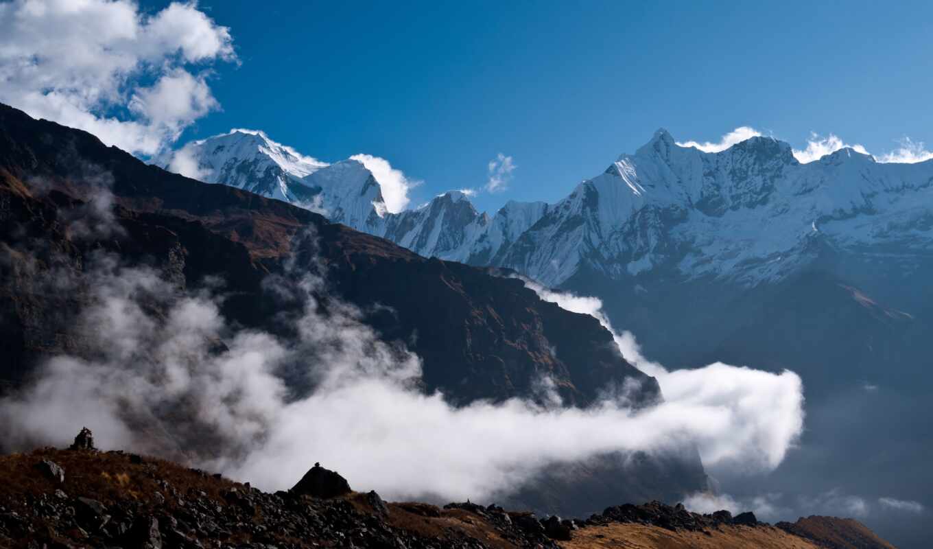 himalaya, гималаи, аннапурна, nepal, mobile, mountains, 