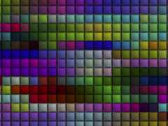 красочная мозаичная плитка с различными цветами и размерами