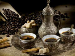 кофе, арабских, чашки
