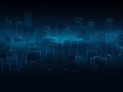 закрытие города с большим количеством высоких зданий