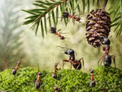 лес, ant, насекомое