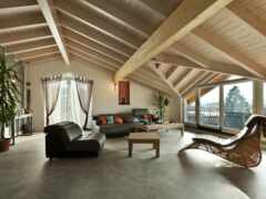 интерьер, design, attic