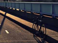 велосипед, мост, велосипед