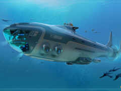 будущее, лодка, subnautica