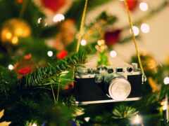 новый год, фотоапарат, Рождество