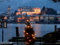 озеро, Рождество, Италия