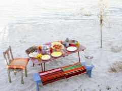 пикник на пляже