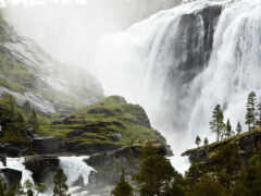 водопад, норвегия, норвегия