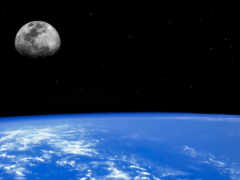 луна, земли, спутник