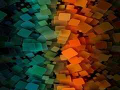 абстрактные красочные квадраты фон с темным фоном