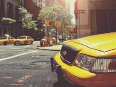 такси, машина, город