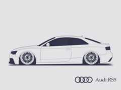 иллюстрация автомобиля audi rs5 by mark mc