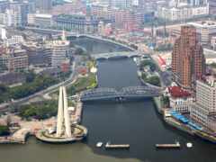 shanghai, china, мост