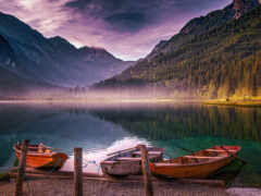 озеро, австрия, гора