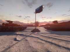 есть два резервуара, которые находятся в песке