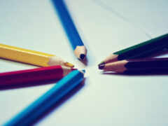 карандаши, цветные, colorful