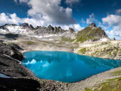 озеро, гора, швейцария
