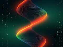 закрытие спирального объекта с темным фоном