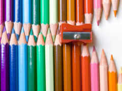 карандаши, цветные, широкоформатные