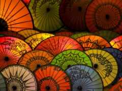 зонтик, colorful