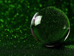 зелёный, вектор, мяч