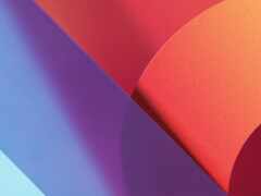 закрытие красочных обоев с изогнутым дизайном