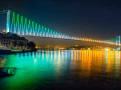 мост, bosphorus, istanbul