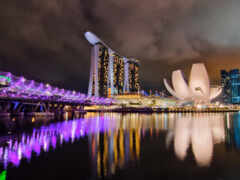 singapore, ночи, остров