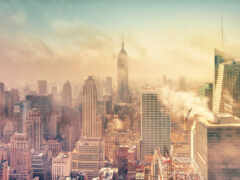дым, смог, york