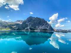 озеро, австрия, альпы