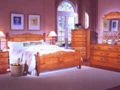 oak, bed