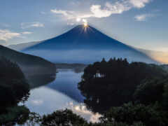 япония, вулкан, природа