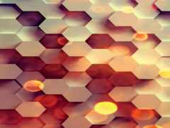 есть много шестиугольников, которые расположены в шаблоне